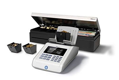Safescan Kassenlade "SD-4617S Standard Duty", schwarz/silber 8 Münzfächer, 6 Geldscheinfächer, herausnehmbar, Einfuhr- (-2