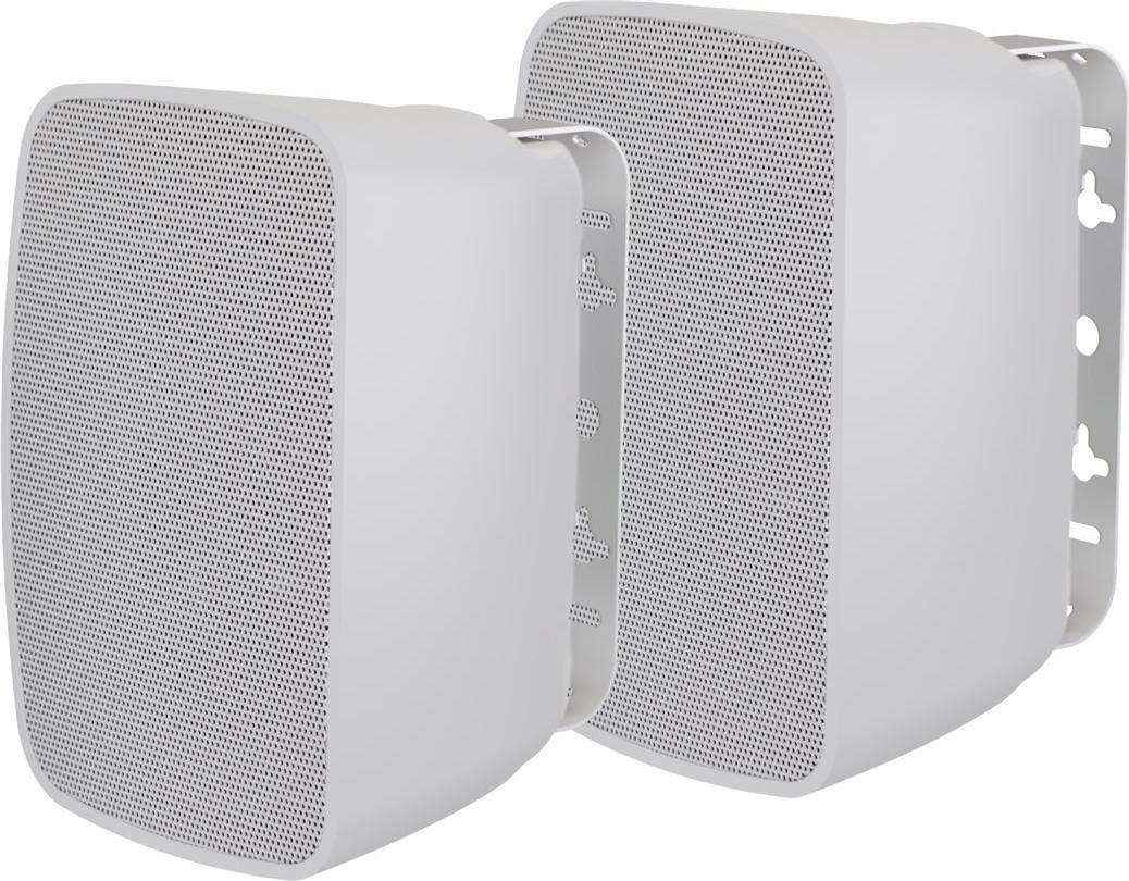Vision Wandlautsprecher Paar - 50 Watt Belastbarkeit - C-Halterungen enthalten - weiß(SP-1801)-0