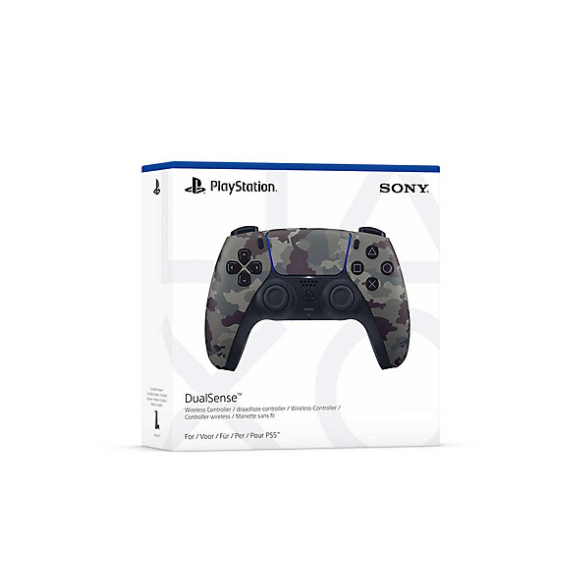 Sony ps5 dualsense v2 controller wireless grey camo camouflage-2