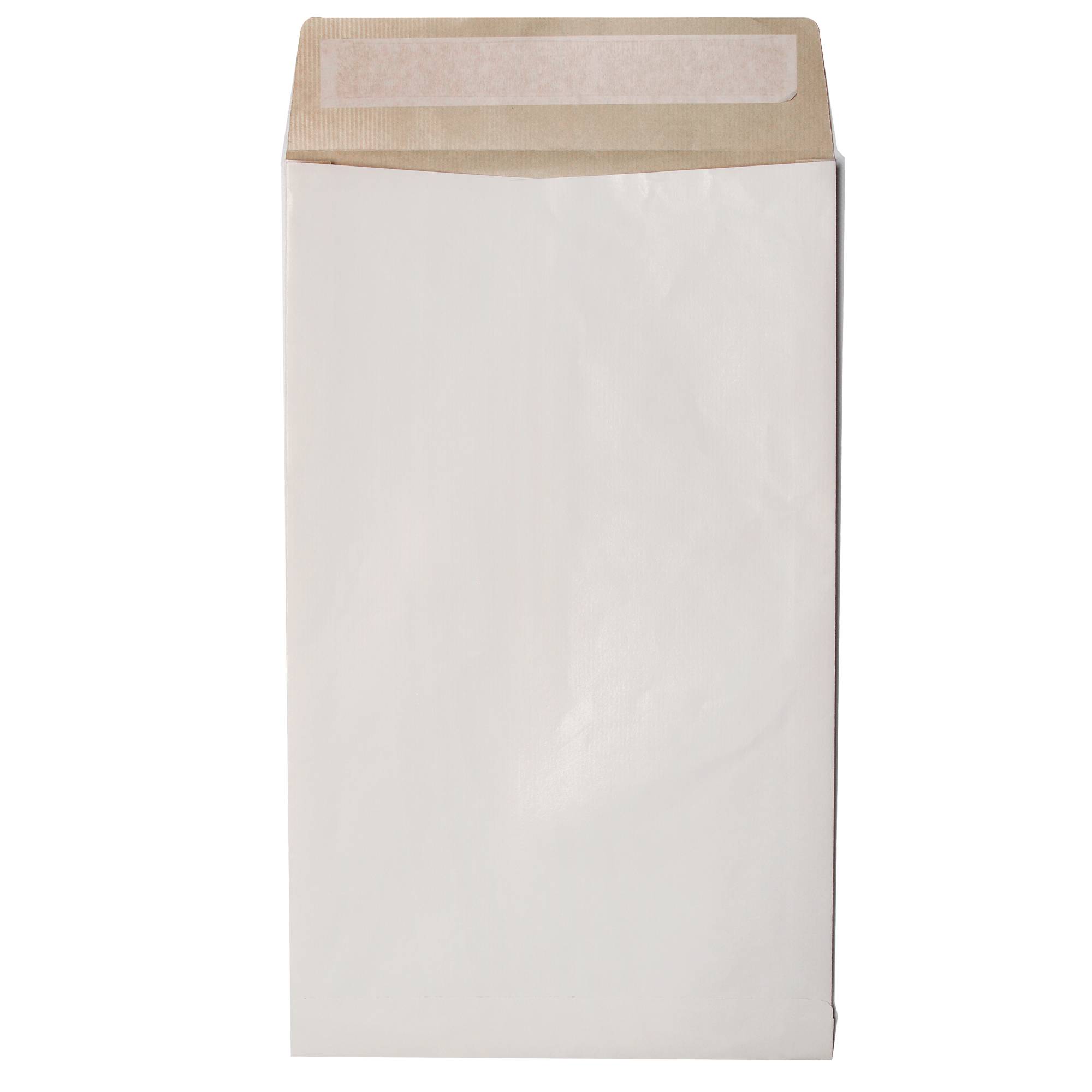 Sacchetto Secursac - antistrappo - A4 - 25 x 35 x 4 cm - 130 gr - bianco - Blasetti - conf. 100 pezzi-0