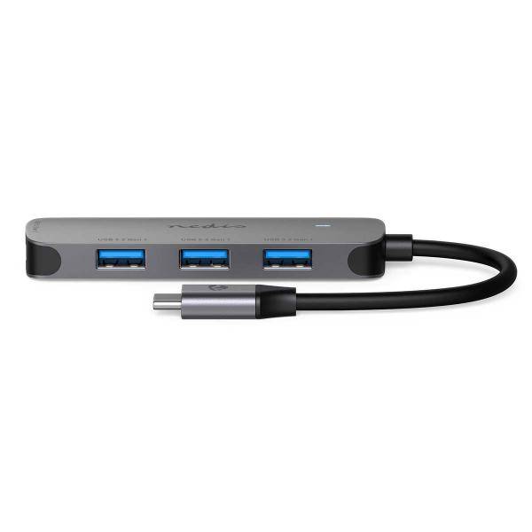 Nedis CCGB64220GY01 hub di interfaccia USB 3.2 Gen 1 (3.1 Gen 1) Type-C 5000 Mbit/s Grigio-1