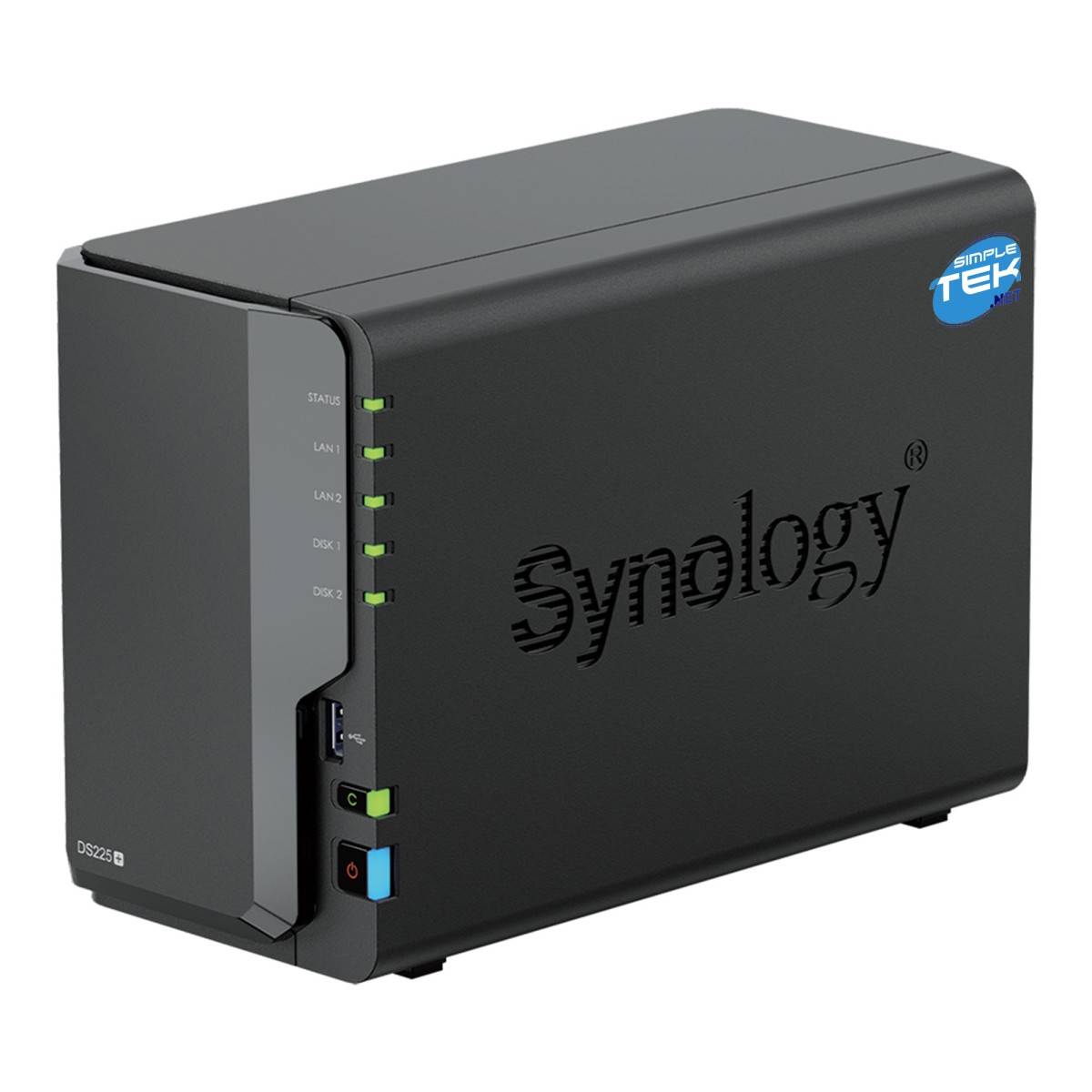 Synology Ds225+ 32tb (2x Synology Hat33) Plus 1x 2.5gbe E 1x 1gbe Rj-45 Lan-0