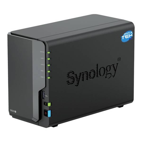 Synology Ds225+ 32tb (2x Synology Hat33) Plus 1x 2.5gbe E 1x 1gbe Rj-45 Lan