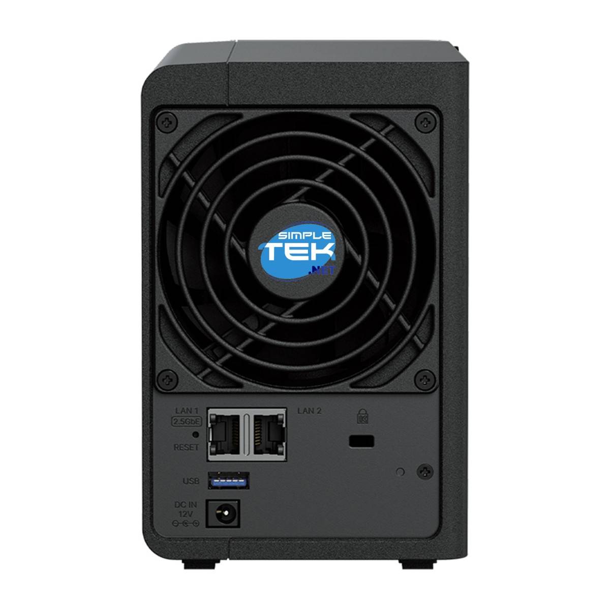 Synology Ds225+ 32tb (2x Synology Hat33) Plus 1x 2.5gbe E 1x 1gbe Rj-45 Lan-2