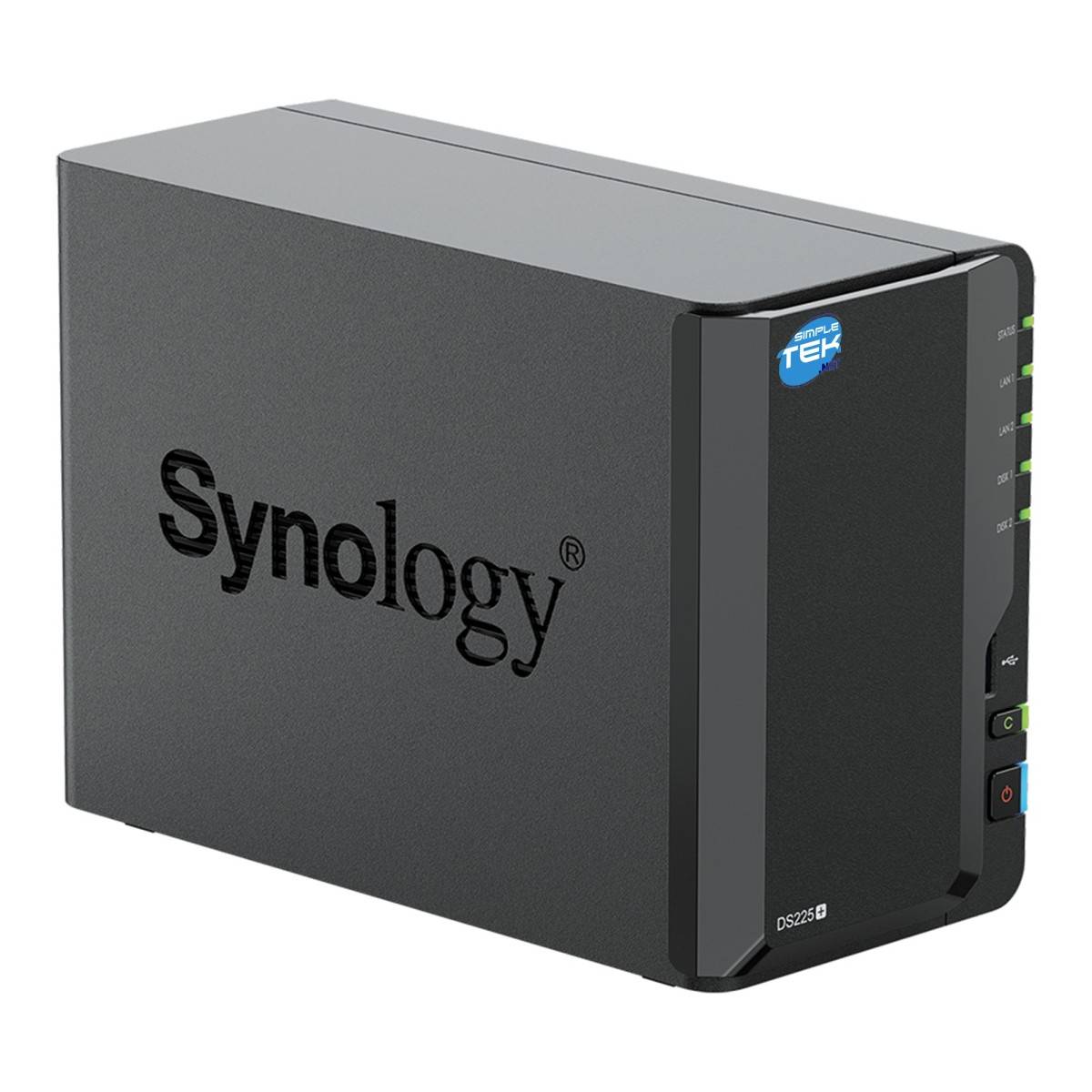Synology Ds225+ 32tb (2x Synology Hat33) Plus 1x 2.5gbe E 1x 1gbe Rj-45 Lan-4