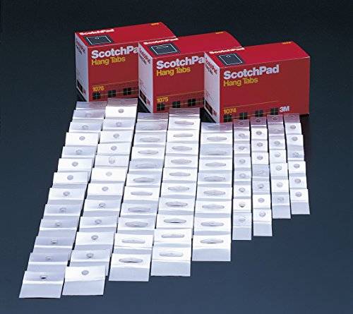 3M Scotchpad Hang-Tabs 1076 foro rotondo supporto autoadesivo 508 x 508 mm per la promozione della rotta (1076)-2