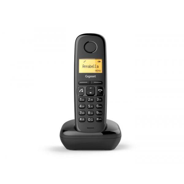CORDLESS GIGASET A270 DECT RUBRICA 80 VOCI VIVAVOCE BLACK-0
