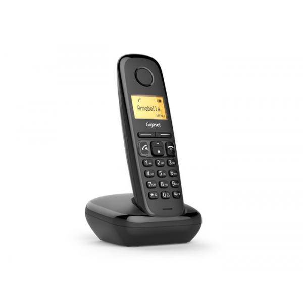 CORDLESS GIGASET A270 DECT RUBRICA 80 VOCI VIVAVOCE BLACK-1
