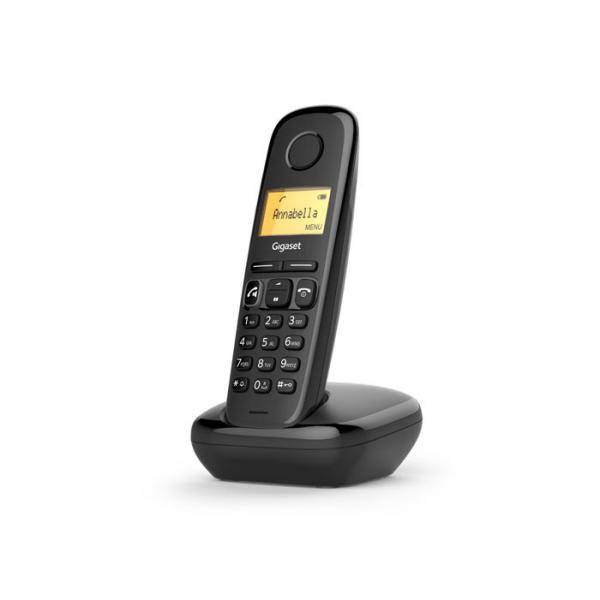 CORDLESS GIGASET A270 DECT RUBRICA 80 VOCI VIVAVOCE BLACK-2