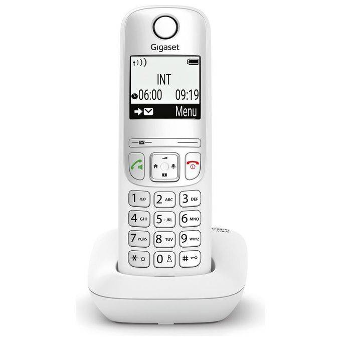 Gigaset AS490 Cordless Display 2'' Vivavoce Rubrica Nero-0