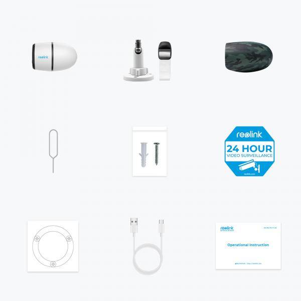 Telecamera esterna - REOLINK - G330 - Bianco-2