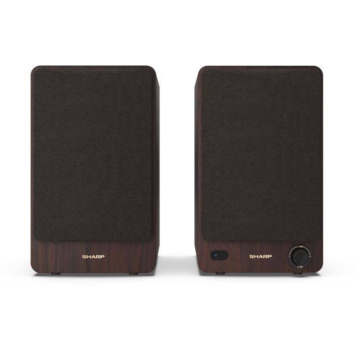 Altoparlanti Bluetooth - SHARP - CP-SS30(BR) - Libreria marrone - 2x 30 W - 2 vie - Wireless - 60 W RMS-2