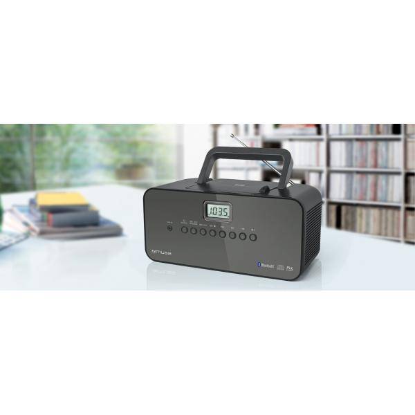 Radio CD Bluetooth MP3 Muse M-22 BT Nero Multicolore-2
