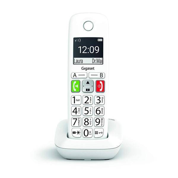 CORDLESS GIGASET E290 WHITE DECT SENIOR-1
