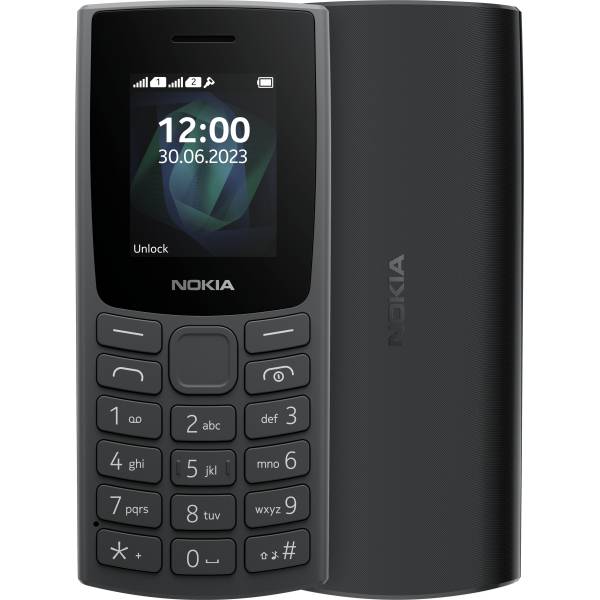 Nokia 105 4,57 cm [1.8] 78,7 g Antracite Telefono cellulare basico (NOKIA 105 [2023] 1.77IN BLACK - 4MB KAIOS)-1