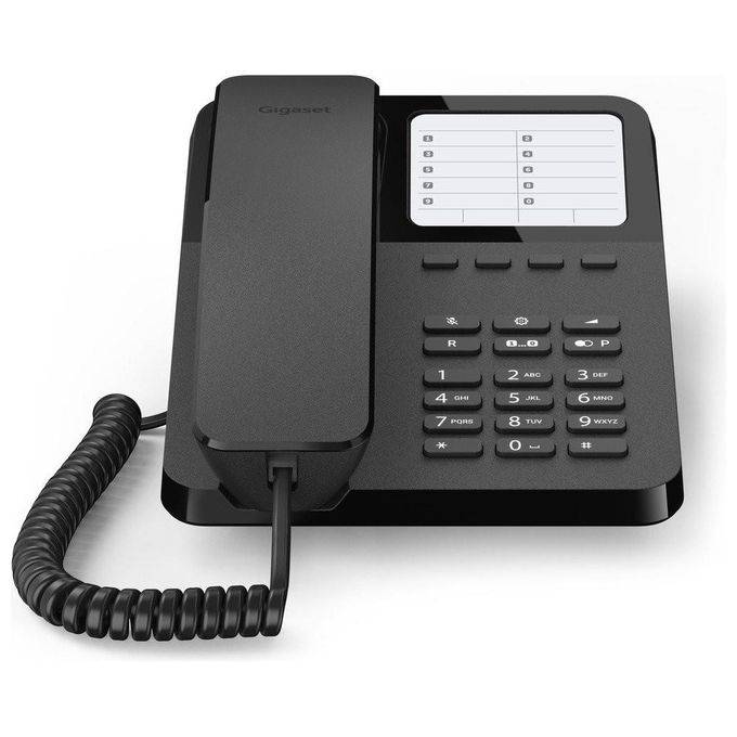 Gigaset Telefono Fisso H6538 R101 Desk Nero-0
