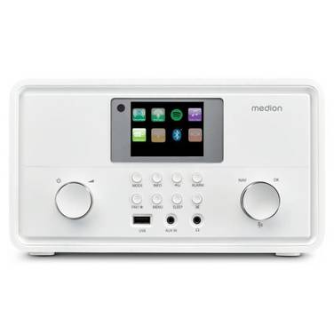 Radio Internet - MEDION - DAB - Bluetooth - 2x10W RMS - Bianco
