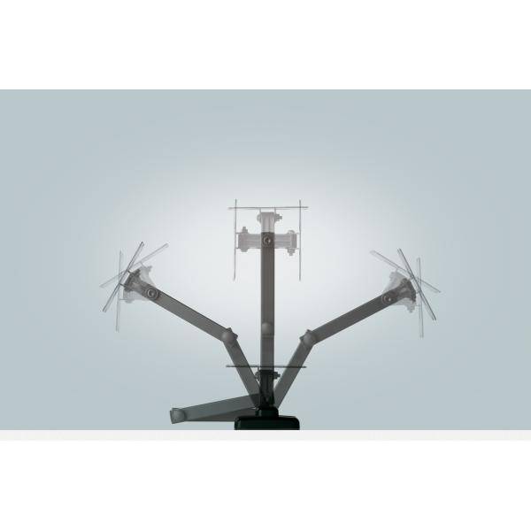 Supporto TV CME EDR 100 con doppio braccio, inclinabile fino a max 25'' VESA 100-2