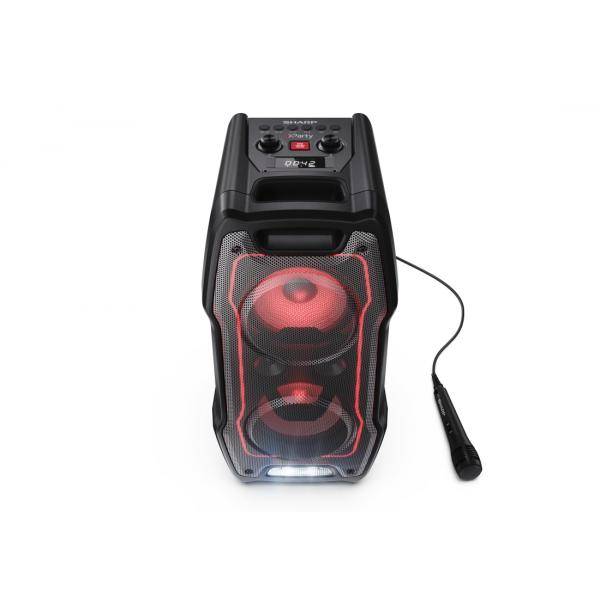 SHARP PS-931 Party-Lautsprecher 180W Lichtshow schwarz-1