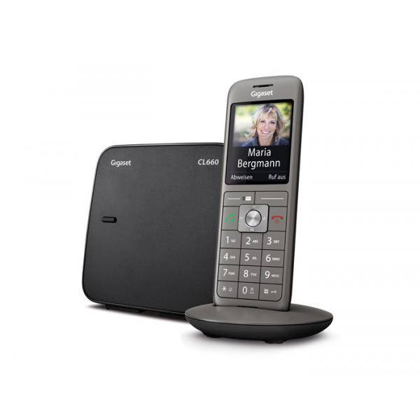 CORDLESS GIGASET CL660 TELEFONO GREY BLACK-3
