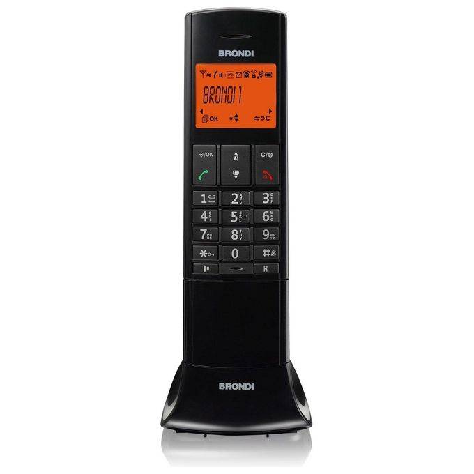 Brondi 10273920 Telefono Cordless Lemure Nero-0