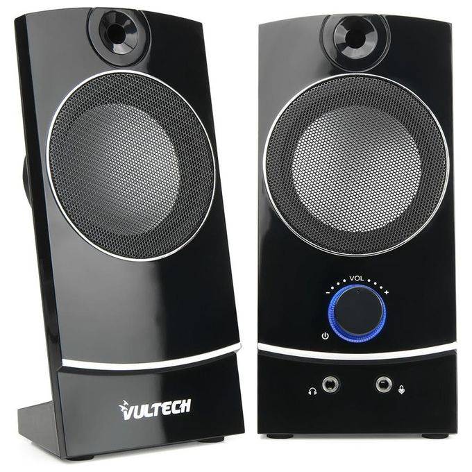 VulTech SP-330 Casse Acustiche 2.0 Autoalimentate Usb 2.0 3W Rms-0
