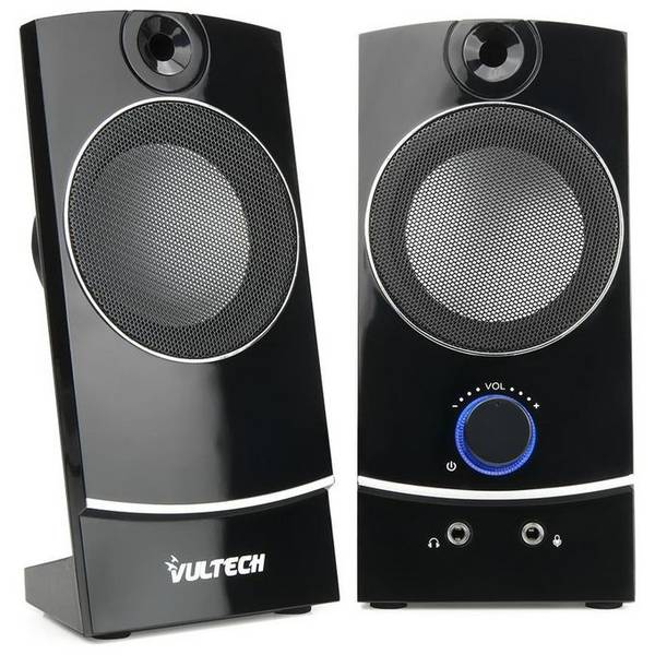 VulTech SP-330 Casse Acustiche 2.0 Autoalimentate Usb 2.0 3W Rms