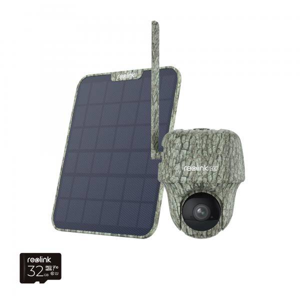 Telecamera esterna - REOLINK - G450 - Pannello solare - Grigio-0