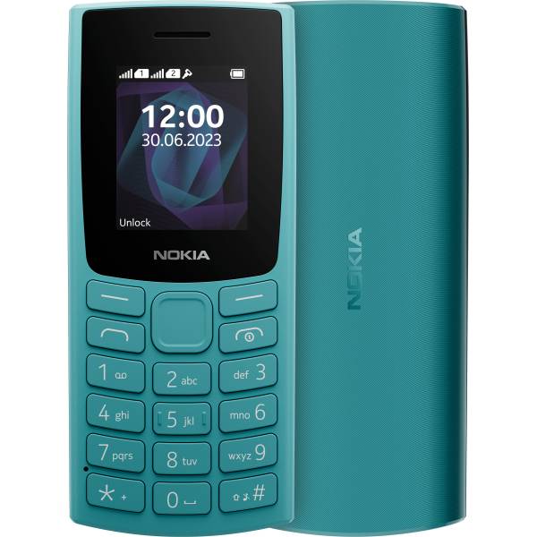 Nokia 105 4,57 cm [1.8] 78,7 g Ciano Telefono cellulare basico (105 2G D.Sim - Cyan)-1