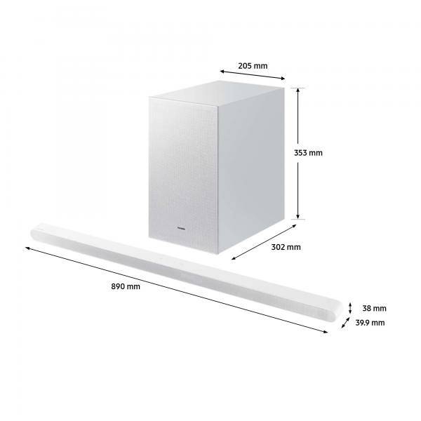 Samsung Soundbar HW-S701D/ZF Serie S, 7 Speaker, Wireless Dolby Atmos, Audio a 3.1 Canali, Q-Simphony, Compatibile con-2