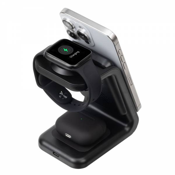 Rivacase VA4917 Caricabatterie Wireless Qi 15W con Batteria Esterna con Funzione di Ricarica Rapida Qc-Pd 5000 Mah-3