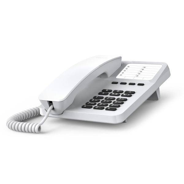 Gigaset DESK 400 telefono da tavolo e da parete con quattro tasti di chiamata rapida Bianco-2
