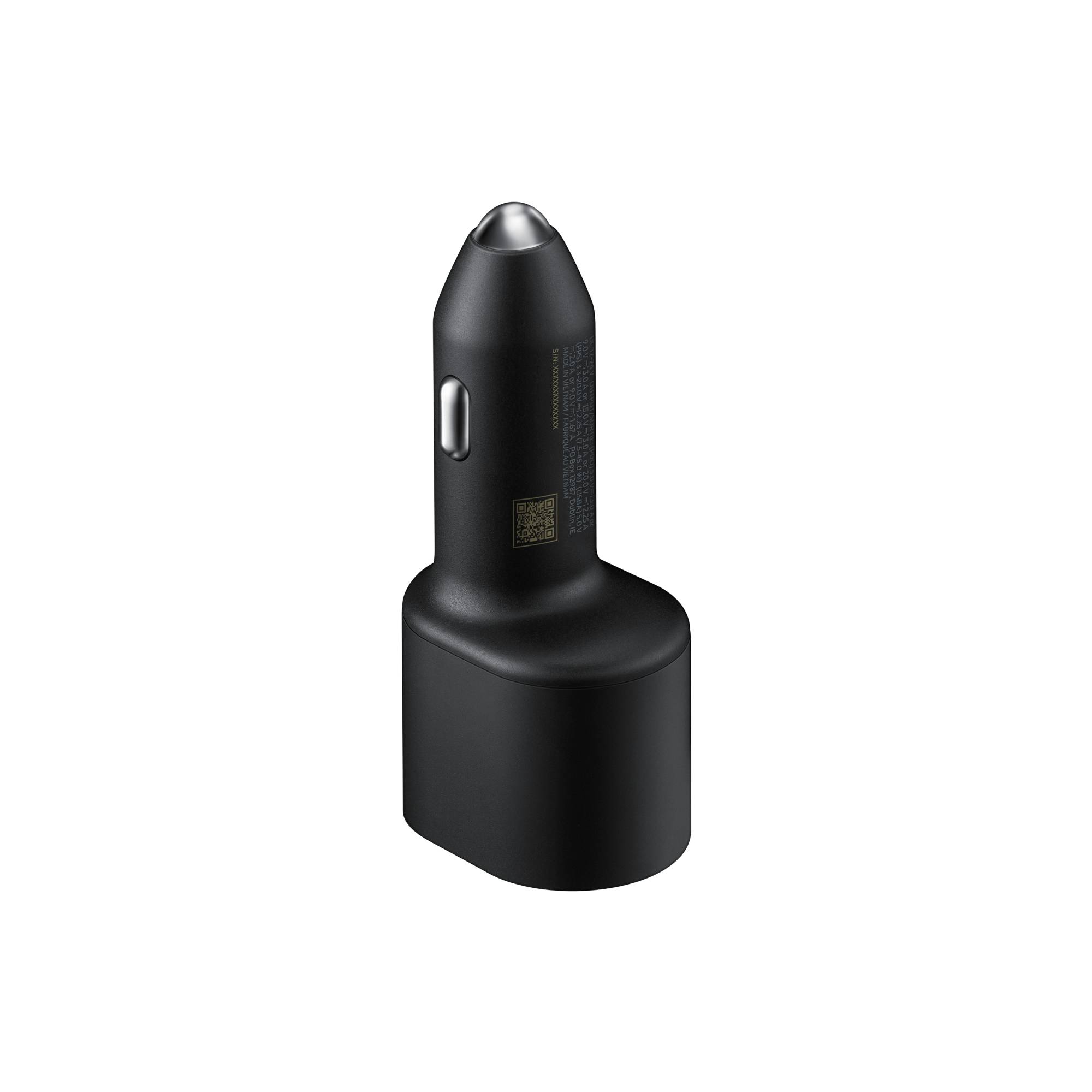 SAMSUNG CARICATORE AUTO 45W+15W EP-L5300 USB-C +USB-A BLACK-2
