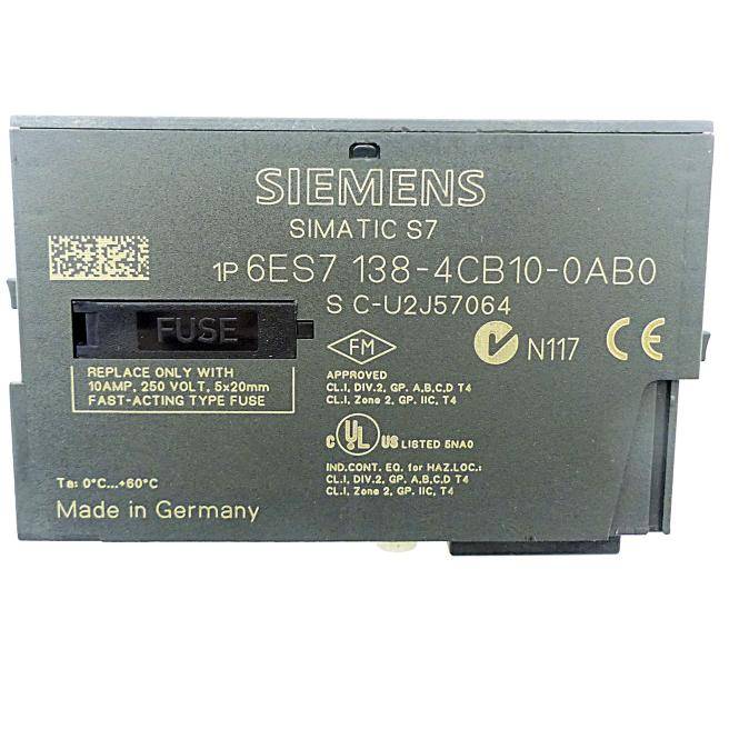 Siemens - 6ES7138-4CB10-0AB0 - SIEMENS 6ES7138-4CB10-0AB0-1