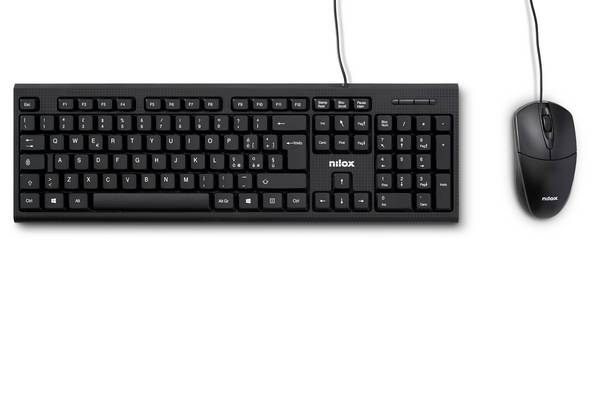 KIT KEYBOARD + MOUSE USB BLACK NXKMIT0011