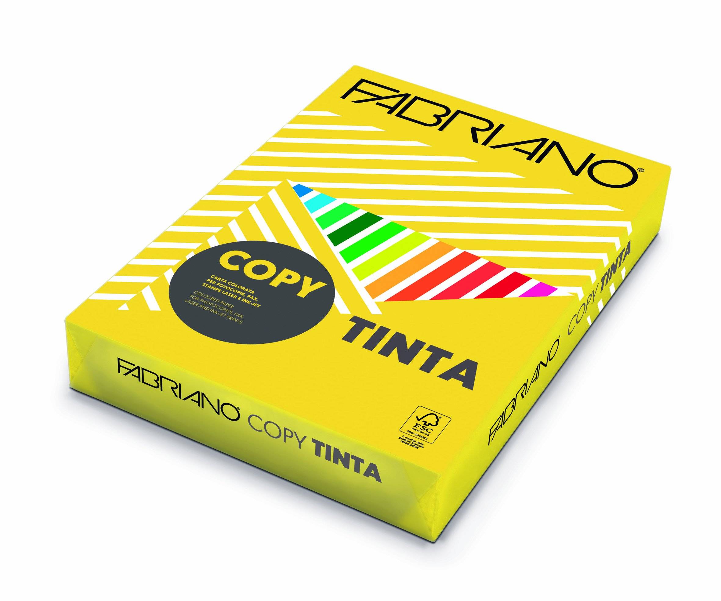 Carta Copy Tinta - A4 - 160 gr - colori tenui cedro - Fabriano - conf. 250 fogli-0