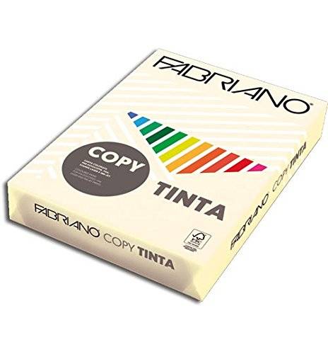 Carta Copy Tinta - A4 - 160 gr - colori tenui avorio - Fabriano - conf. 250 fogli-0