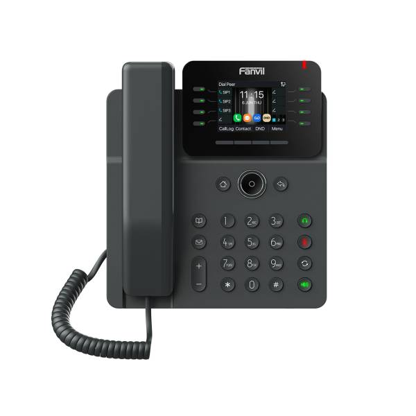 Fanvil V62W telefono IP Nero 12 linee LCD-2