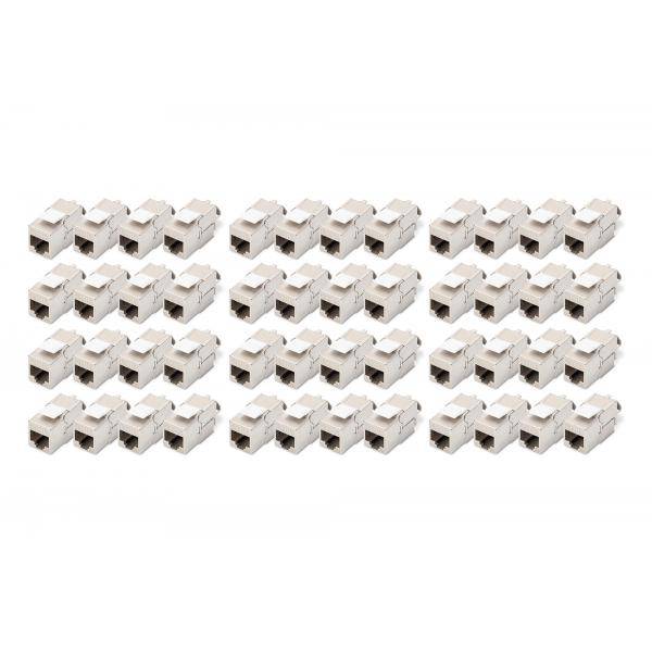DIGITUS Keystone Jack Cat6A/RJ45->LSA geschirmt 500MHz 48St-0