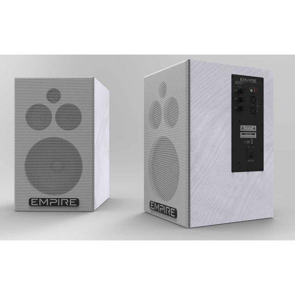 SPEAKER EMPIRE HS290 290W 80-20K HZ RCA XLR BALANCED WHITE-0