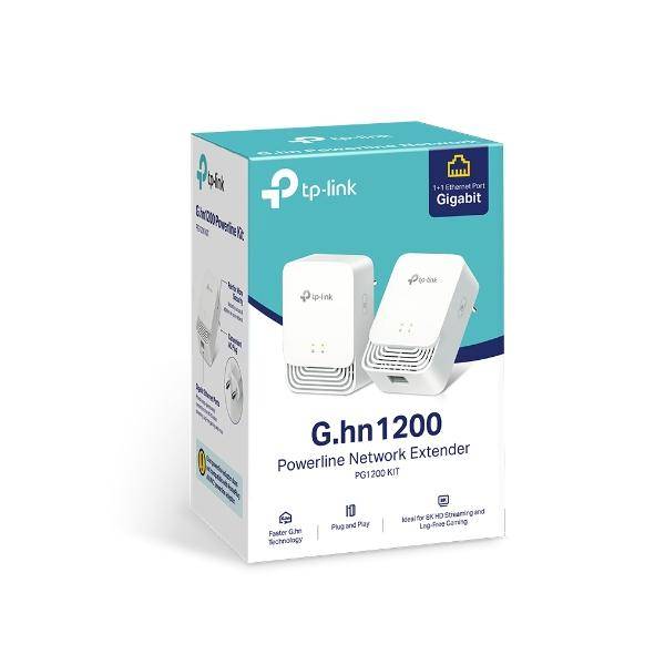 TP-LINK PG1200 KIT V1 - Kit adattatore Powerline 1GbE, G.hn-1