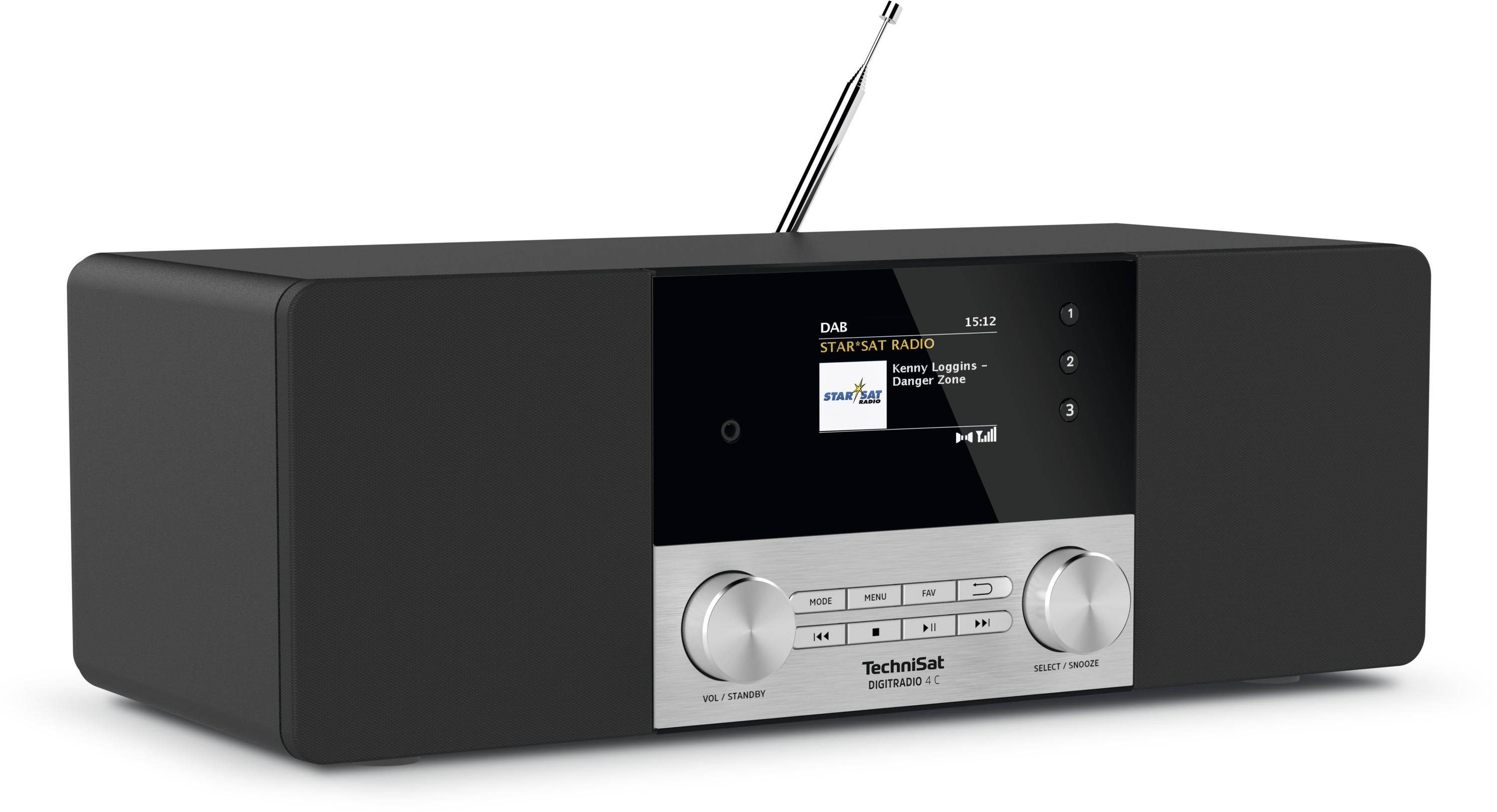 TECHNISAT DIGITRADIO4C sw/si schwarz / silber-1