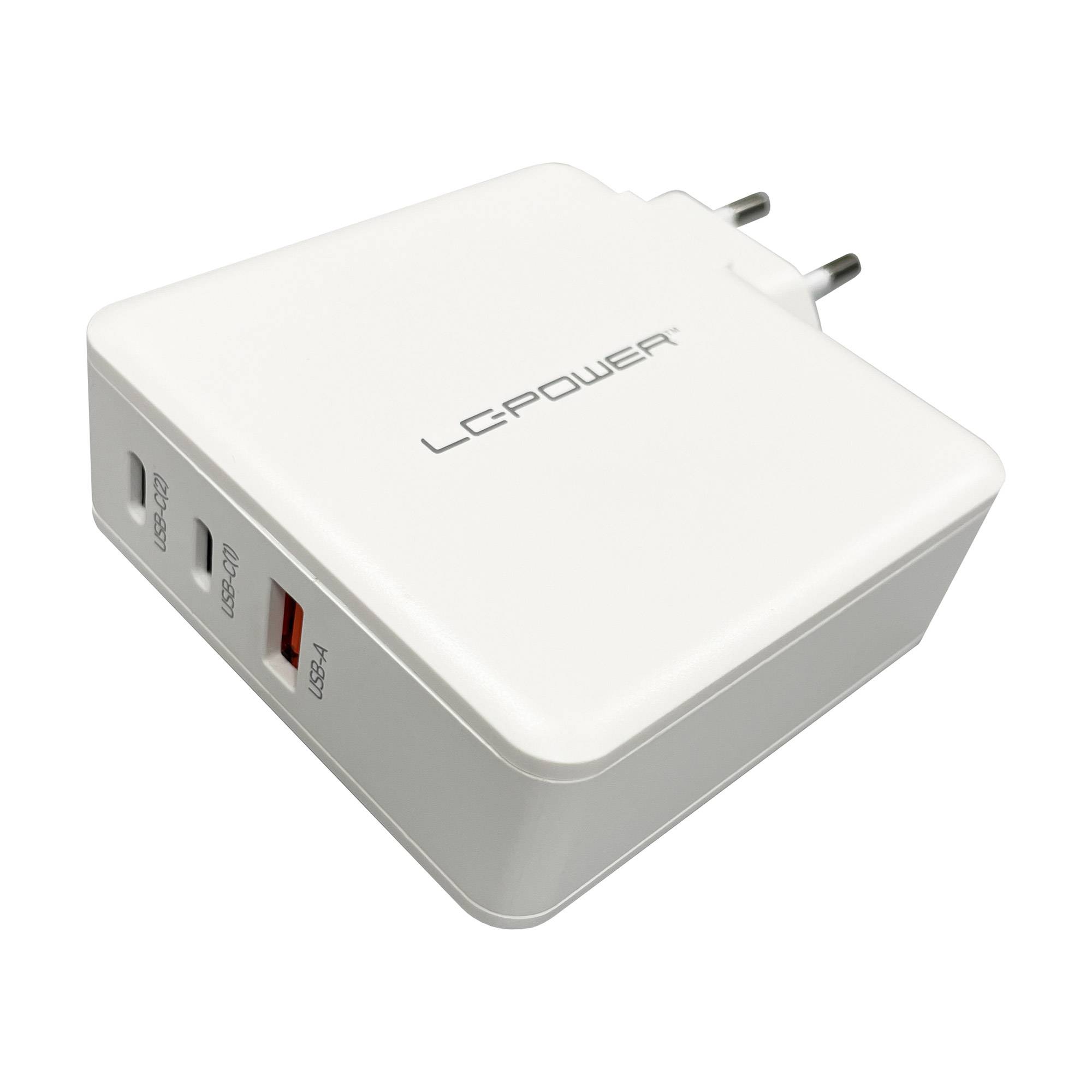 LC-Power LC-POWER - USB Ladegerät 100W LC-GAN-100 2xUSB-C 1xUSB-A Caricatore USB 100 W 2x USB-C ®, 1x 2 USB-A Consegna d-3