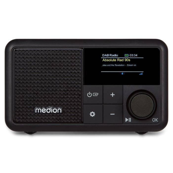 Mini Radio - MEDION - DAB/FM - Mono 2W RMS - Nero-2