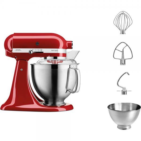 KITCHENAID 5KSM185PSEER 4,8l Küchenmaschine, rot-2