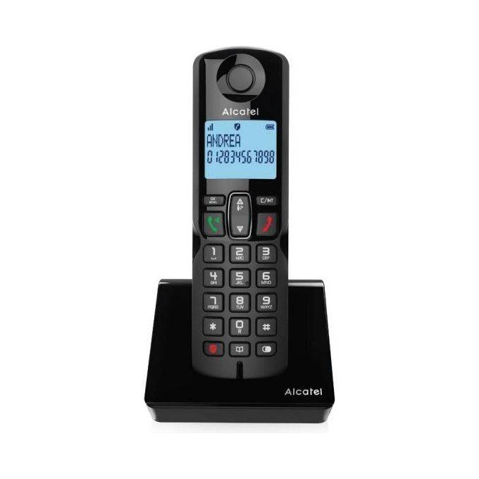 Alcatel S280 Duo coppia Cordless Nero-0