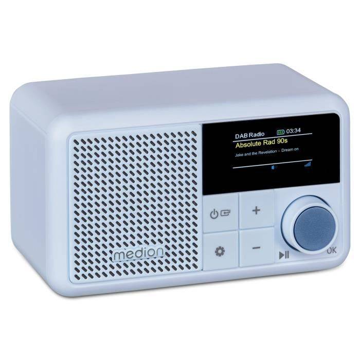 Mini Radio - MEDION - DAB/FM - Mono 2W RMS - Blu-1