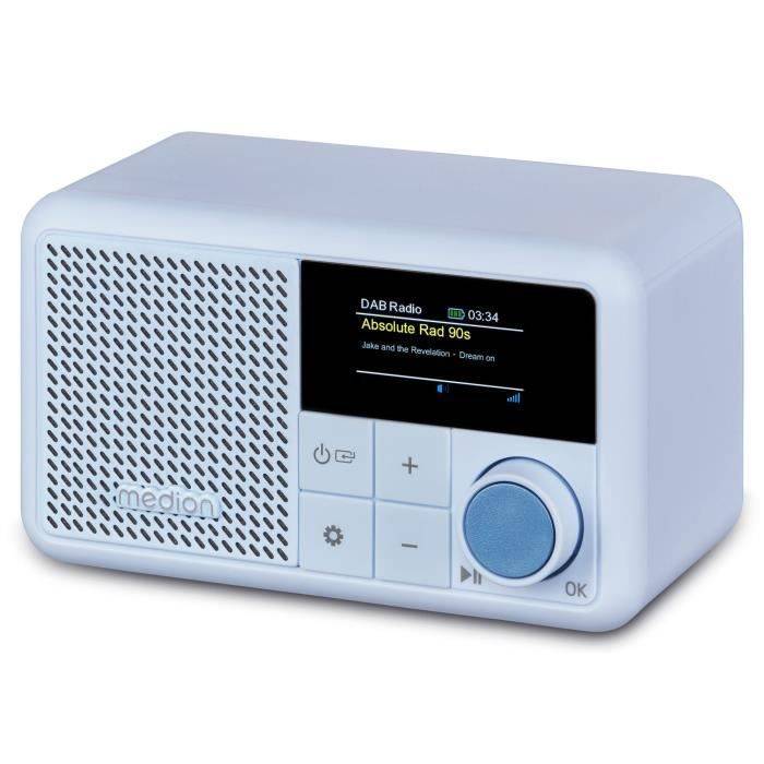 Mini Radio - MEDION - DAB/FM - Mono 2W RMS - Blu-2