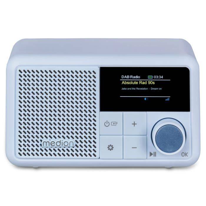 Mini Radio - MEDION - DAB/FM - Mono 2W RMS - Blu-3