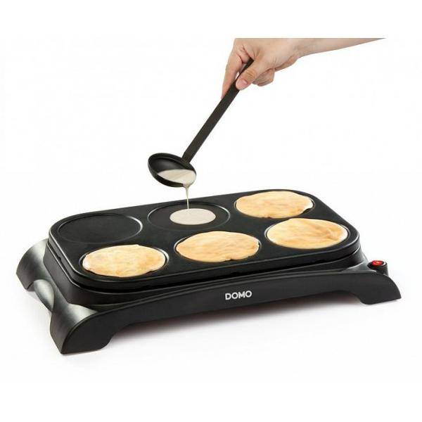 DOMO DO8709P Crepiere - 6 persone - 1000W - Nero-0